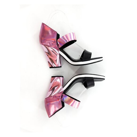 ⭐️ HOST PICK ⭐️ NEW MISSONI Iridescent Pink Faceted Heel Sandals €688 - Picture 7 of 13